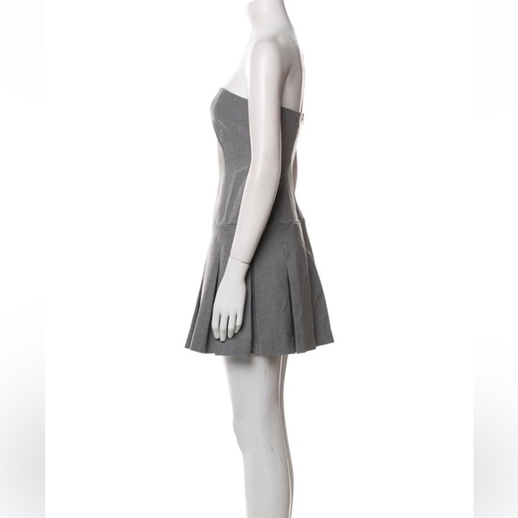 NWT CHRISTIAN LACROIX Gray mini tenis prep Dress size small - Picture 2 of 4